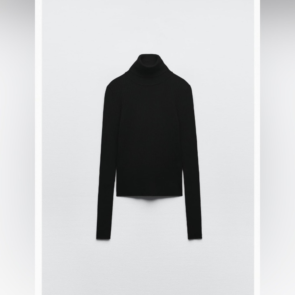 ZARA NEW RIBBED KNIT SWEATER. M   NWT